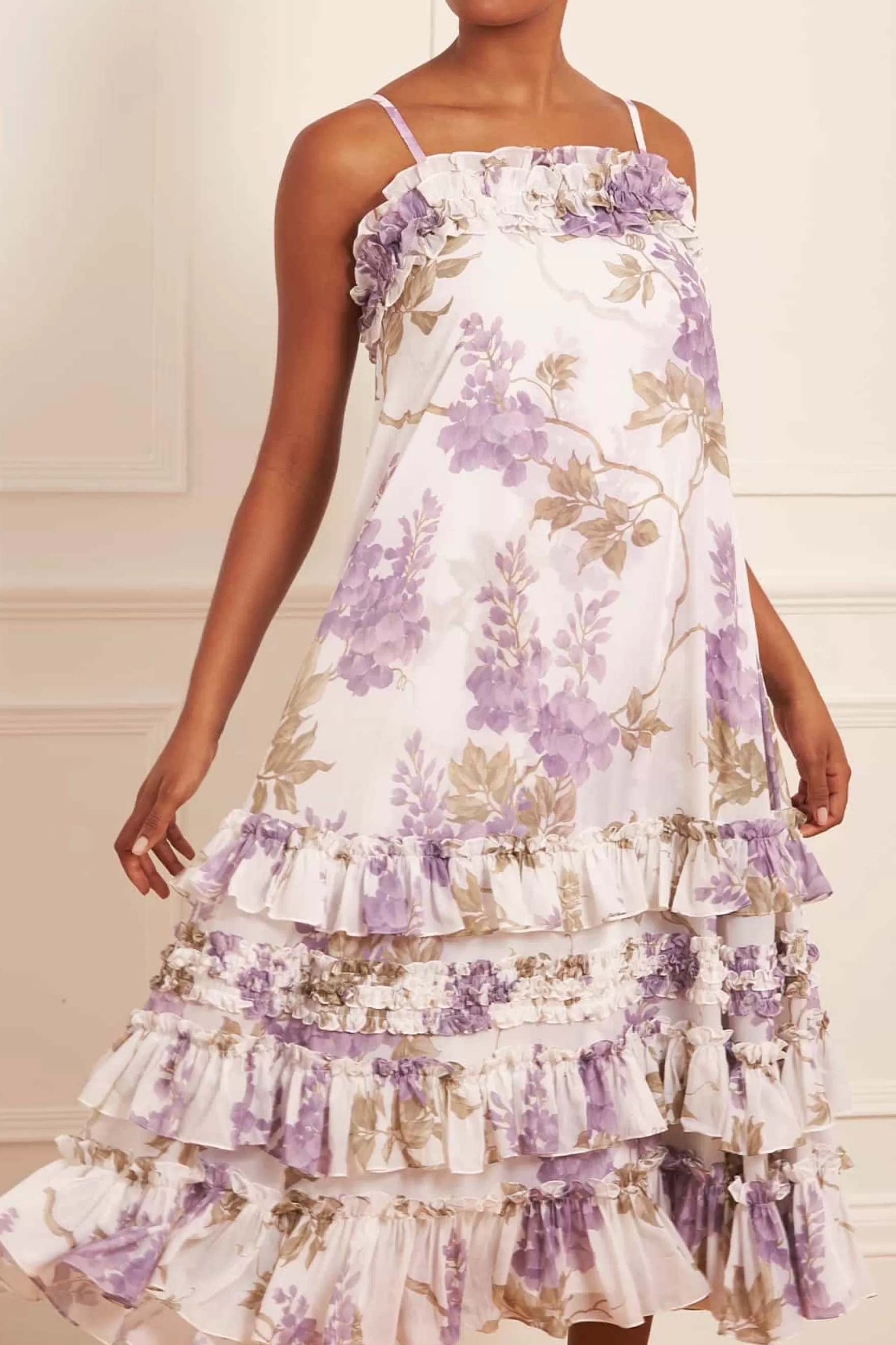 Needle & Thread Wedding Guest | All-Womenswear>Wisteria Chiffon Cami Ankle Gown Multi