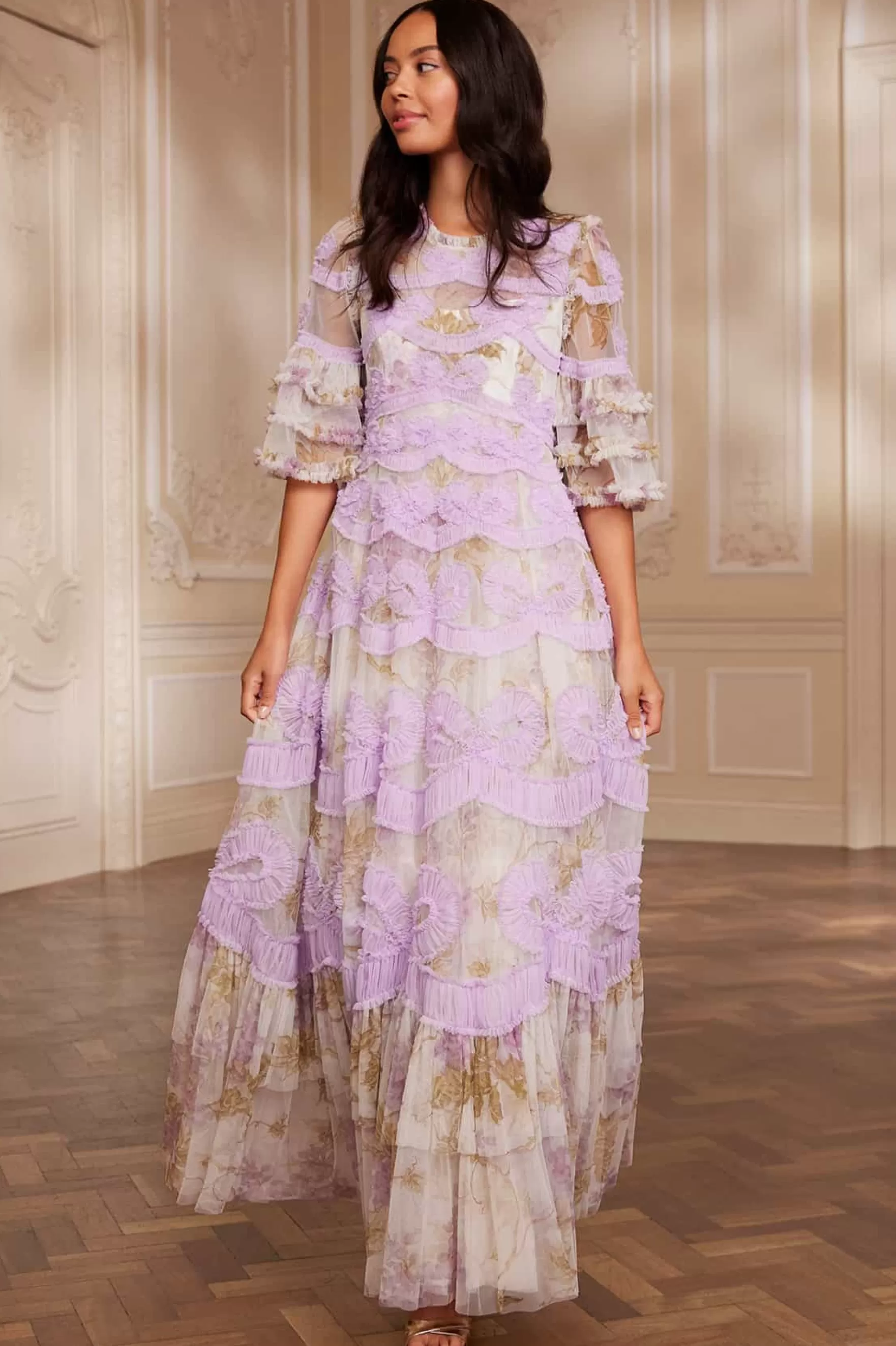 Needle & Thread Mother of the Bride | Evening Dresses>Wisteria Ingrid Gown Multi